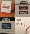 Kabinen- und Flugzeugbranding